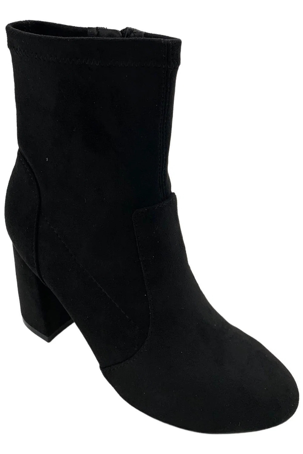 Journee Women's Vivia Heel Boots Black - Medium